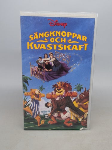 Disney Sängknoppar och Kvastskaft - Svensk text - VHS
