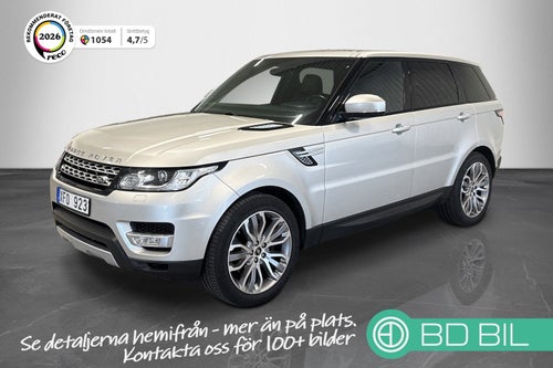 Land Rover Range Rover Sport 3.0 V6 4WD 340 HK HSE 7-SITS MERIDIAN PANORAMA KAME