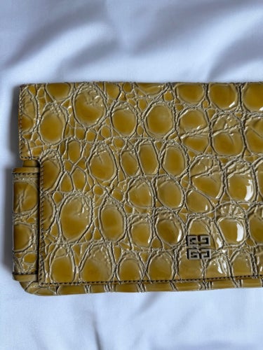 Givenchy senapsgul clutch
