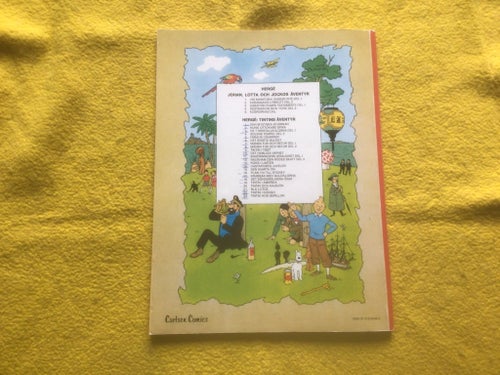 Tintin, Nr 1, 8:e Upplagan 1988, Skick VG