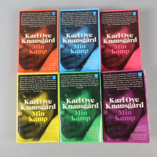 Bokpaket Karl Ove Knausgård "Min kamp 1-6"