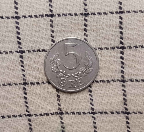 Danmark 5 Öre 1941 Aluminium