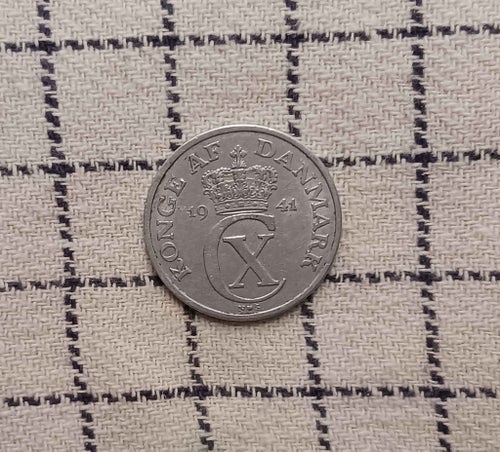 Danmark 5 Öre 1941 Aluminium