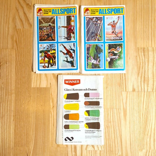 Buster 3 st från 1971 samlarserie Allsport