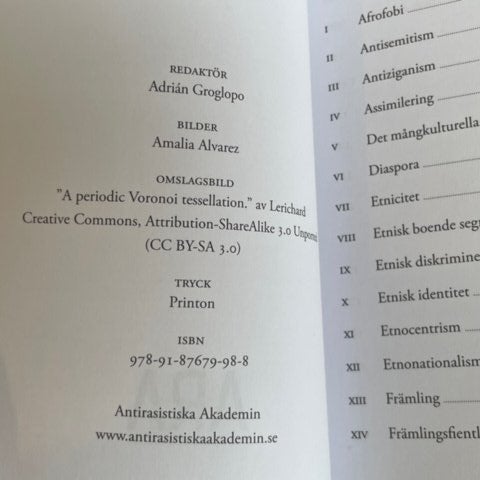 Antirasistisk Ordbok & Vardagens Antirasism av Adrian Groglopo, 2016