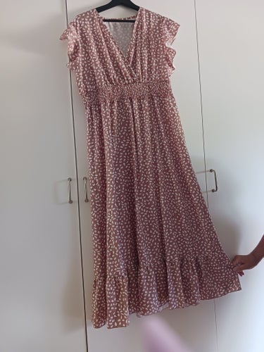Brun klänning, storlek 3XL
