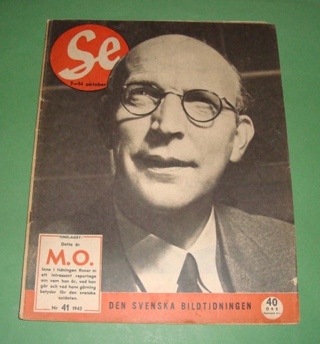 SE nr 41 1943 - MO Ivar Wieslander, Erik Lindeberg, Liseberg