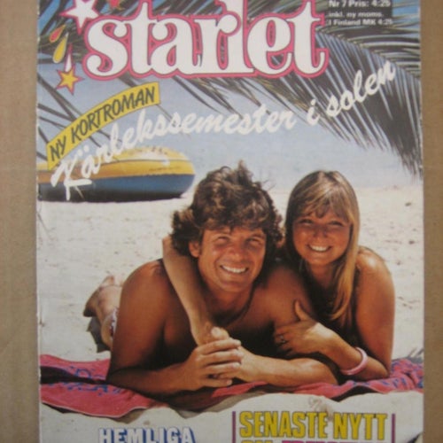 Starlet Nr:7-1982(Idolbild på Goldie Hawn, Marianne Faithfull)