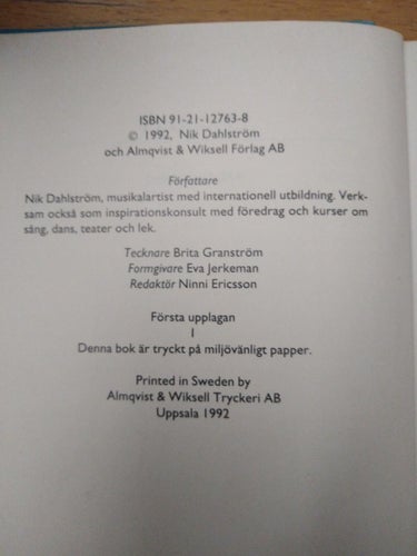 Leklust av Nik Dahlström. bok, Very Fine, BM