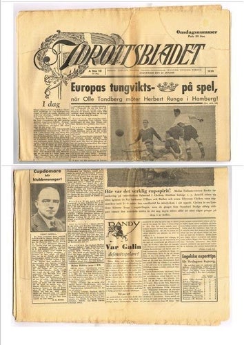 IDROTTSBLADET 1939 (30) Nr 10 - 25 januari
