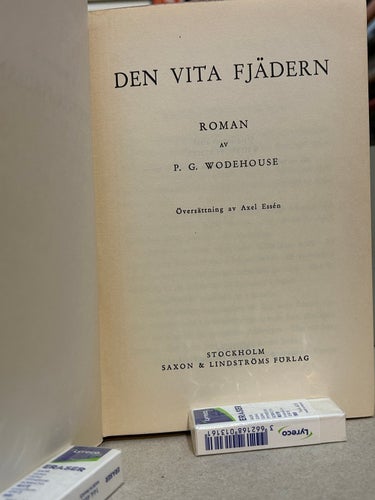 Den vita fjädern av P.G. Wodehouse. bok, Very Good plus