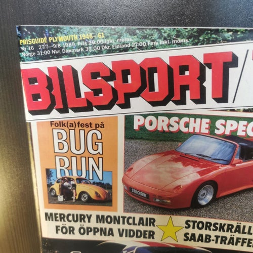 Bilsport 16, 1989