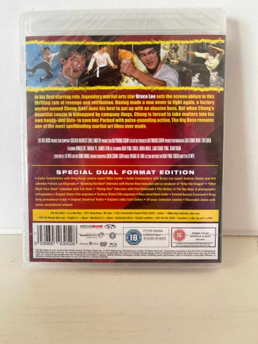 Big Boss Blu-ray Ny och Inplastad! Bruce Lee