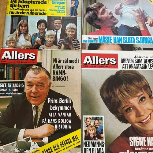Allers nr 19,21,23 och 41/1970, i fint skick