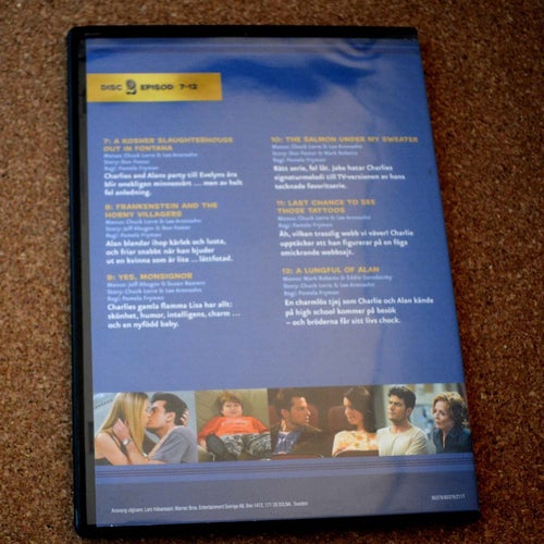 DVD-film Box 2st Two and a Half Men 2:a Säsongen avsnitt 7-12