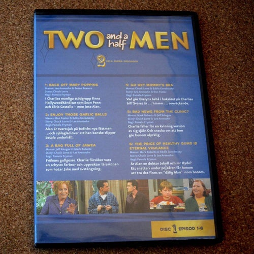 DVD-film Box 2st Two and a Half Men 2:a Säsongen avsnitt 7-12