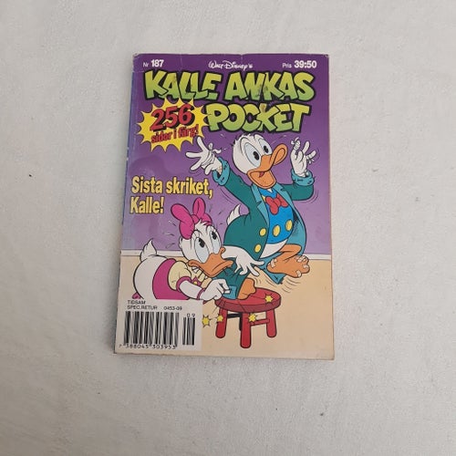 Kalle Ankas Pocket Nr 187, 1991