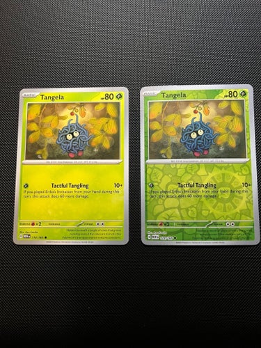 Tangela 114/165 Common & RH Pokemonkort