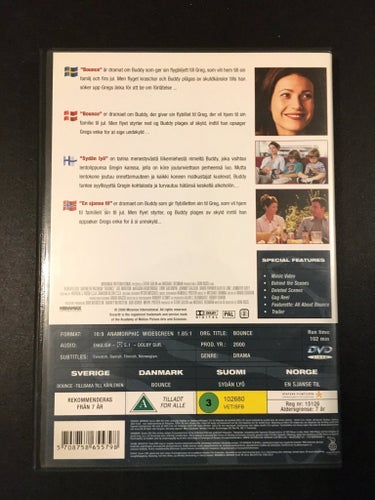 Bounce - DVD (2000)(Beg) Affleck + Paltrow