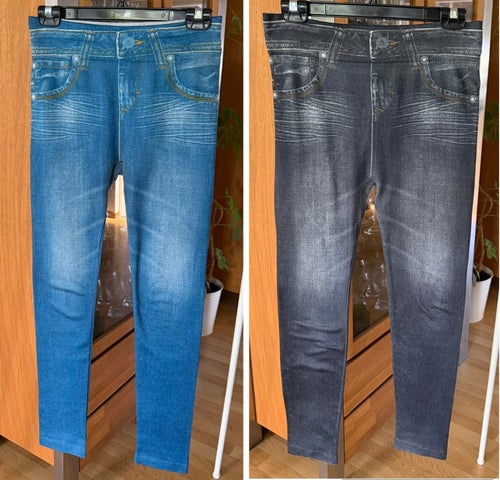2 par Jeans-leggings i storlek S/M
