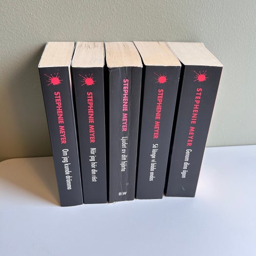 Stephenie Meyer x 5 - Twilight serien 1-4 + Genom dina ögon - Pocket