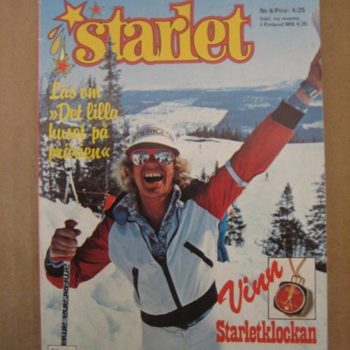 Starlet Nr:6-1982(Idolbild på Änglabarn, Debbie Harry, Det lilla huset på prärie