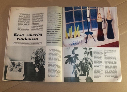 Viuhka -uusi - 1964 20 - finsk tidskrift - mode skönhet retro