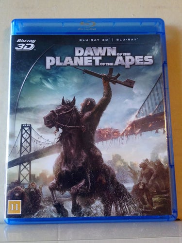 Dawn of the planet of the apes 3D + 2D, Blu-ray