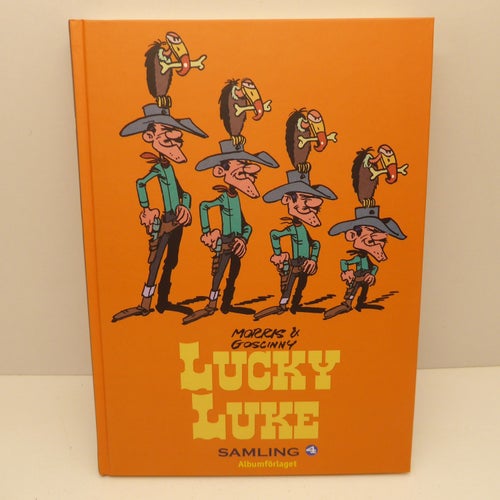 Lucky Luke Samling Nr 4 Hårdpärm 2023 Nyskick