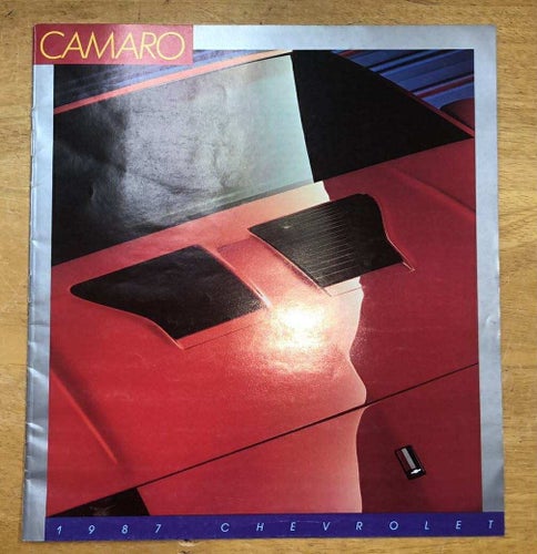 Försäljningsbroschyr 1987 Chevrolet Camaro