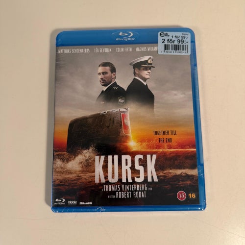 Inplastad Blu-Ray - Kursk. Thomas Vinterberg Colin Firth