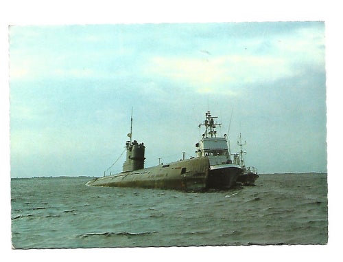 Ryska ubåten på grund Karlskrona 1981