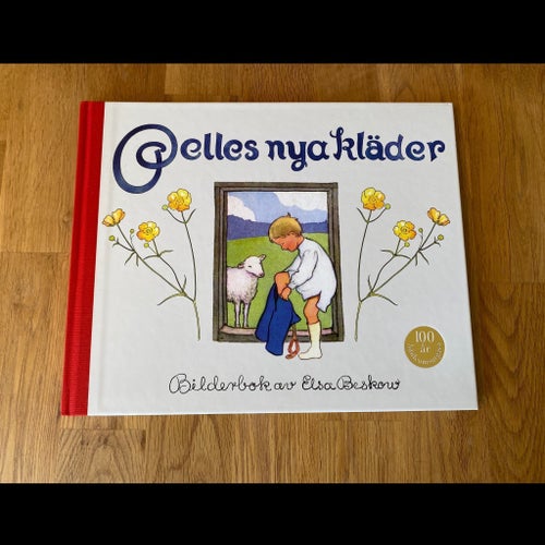 Jubileumsutgåva av ”Pelles nya kläder” Elsa Beskow.