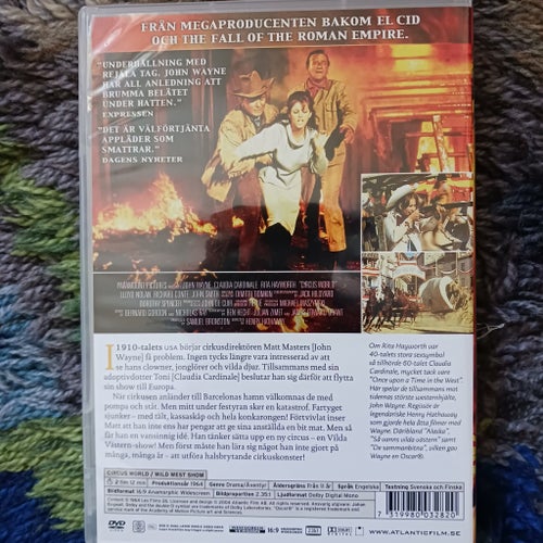 DVD: John Wayne - Wild West Show - WESTERNDRAMA MED CIRKUSROMANTIK - 1964