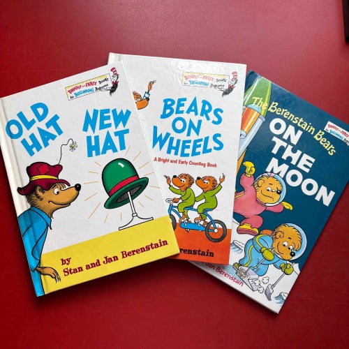 OLD HAT NEW HAT + BEARS ON WHEELS + THE BERENSTAIN BEARS Stan and Jan Berenstain