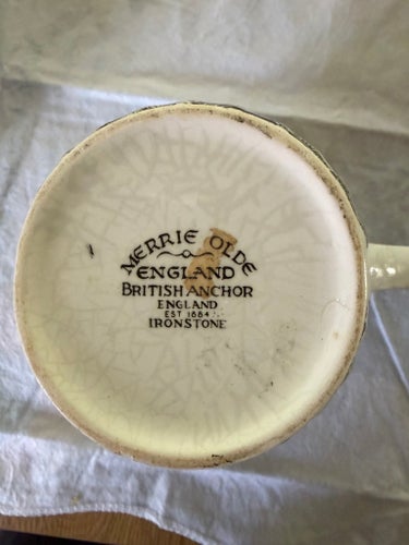 Gräddkanna Merrie Olde British Anchor Ironstone