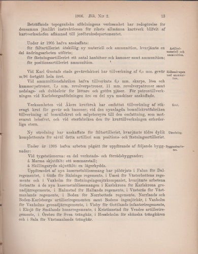 SFS 1906 Bihang Nr 2. "Årskrönika 1905"