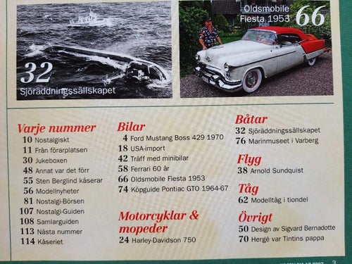 Nostalgia nr 12 2007: Ford Mustang Boss 429, Oldsmobile Fiesta 1953, Pontiac GTO