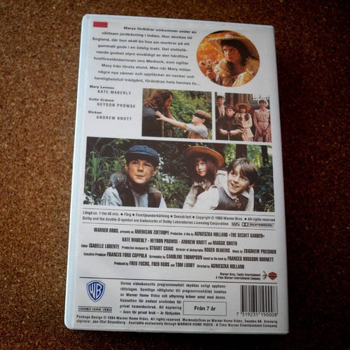 VHS Den Hemlighetsfulla Trädgården