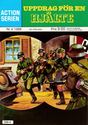 Actionserien Serietidning 1988 nr 4 – Uppdrag för en hjälte (Oläst arkivex)