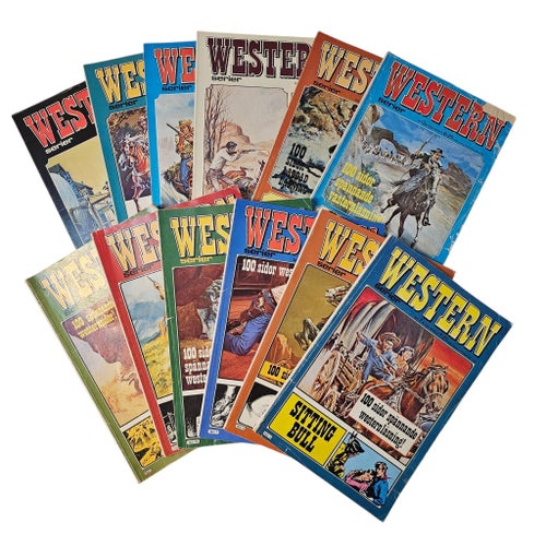 Western Serietidningar - 12 st 1979-1981