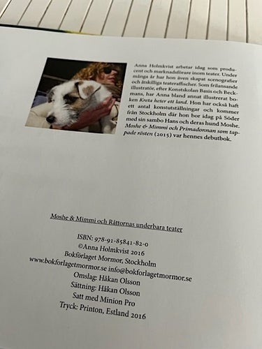 MOSHE & MIMMI OCH RÅTTORNAS UNDERBARA TEATER av Anna Holmkvist