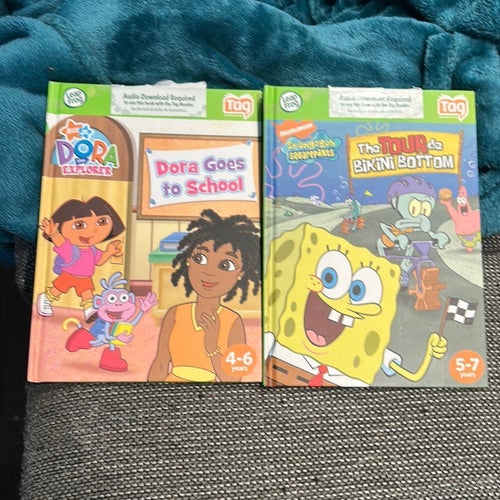 Dora Goes to School & The tour de bikinibottom