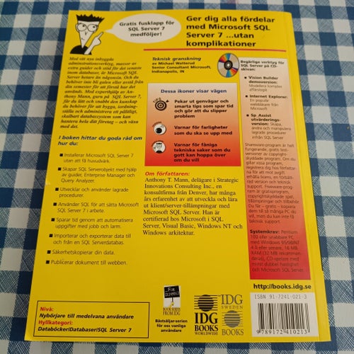 SQL Server 7 for dummies av Anthony T.Mann