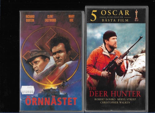 VHS: Klassiska Krigsfilmer 3-Pack