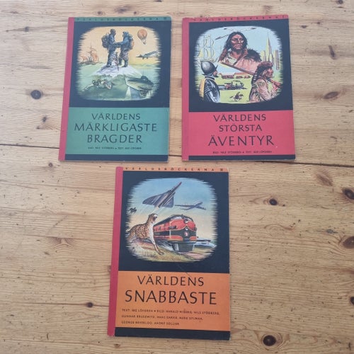 Världsböckerna - Samling av Äventyr, Bragder och Snabbhet