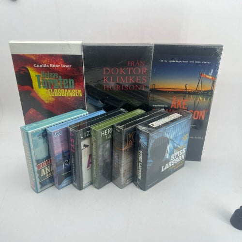 Ljudböcker - Deckare och Drama - Stieg Larsson, Camilla Läckberg, Håkan Nesser,