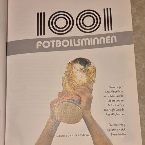 1001 Fotbollsminnen av Sam Pilger, Leo Moynihan, Louis Massarella, Robert