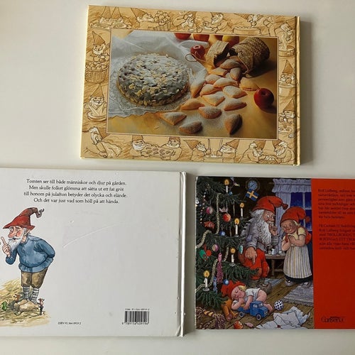 Annorlunda Bakverk, Julgröten, Tomtarnas Julbok, 3 böcker, inbundna