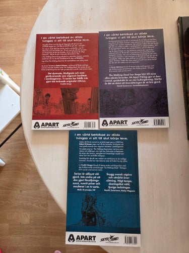 The Walking Dead Volym 1, 2 och 3 av Robert Kirkman